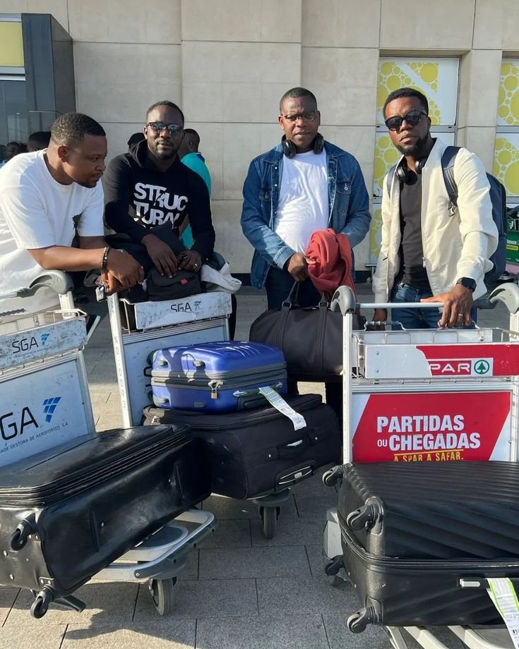 À l'aéroport